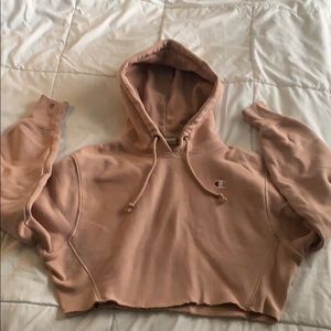 Champion cropped hoodie